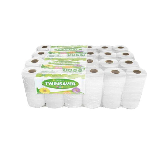 Twinsaver toiletrolle 1-laag - ongewikkel (48 eenhede)
