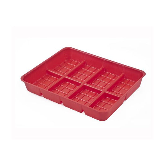 FEEDER CHICK TRAY RECTANGLE RED