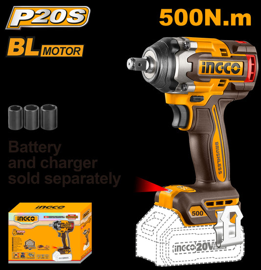 20V PS+ C/L WRENCH 500NM IMP BRUSHLESS