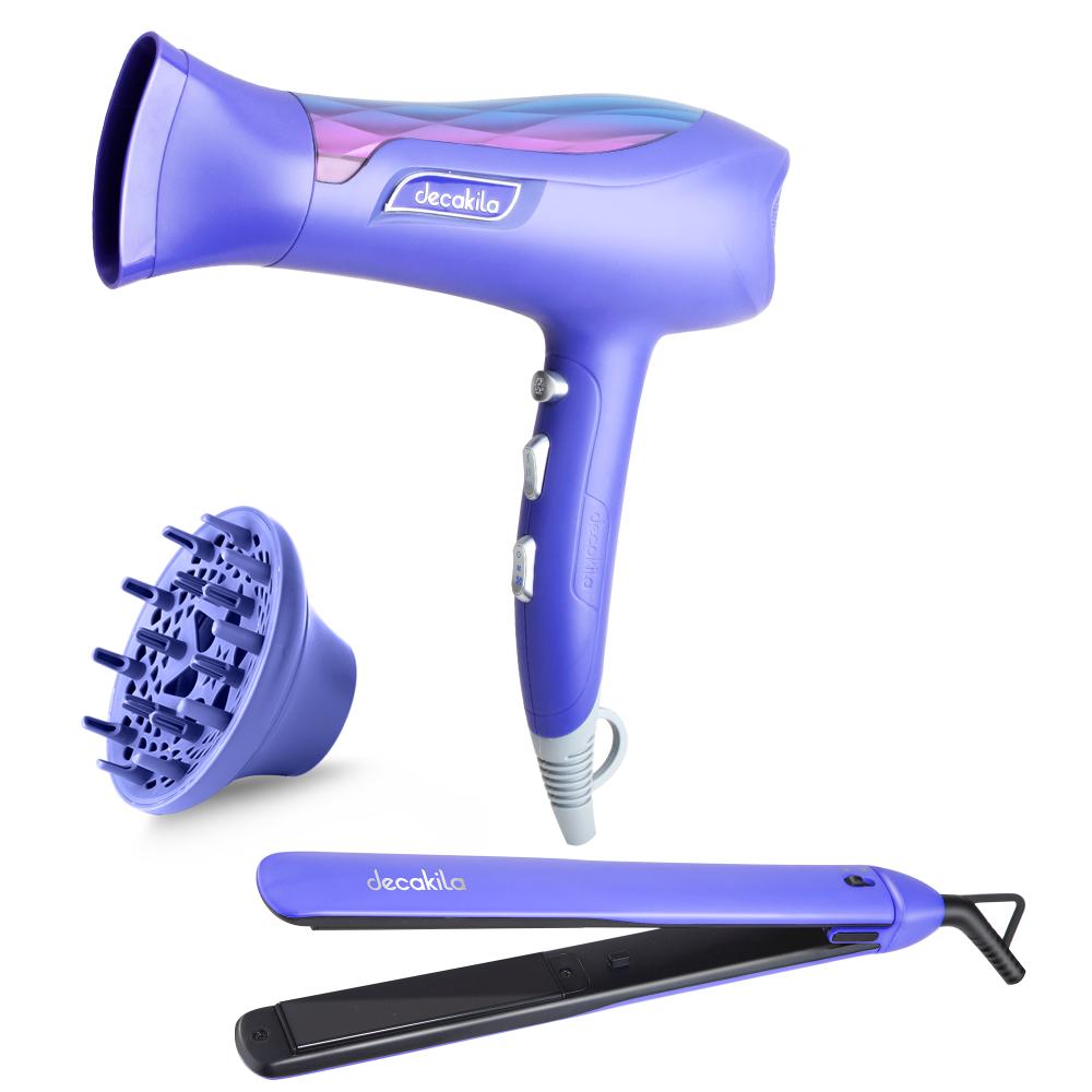 HAIR STYLER SET 1800-2200W & ACC PURPLE