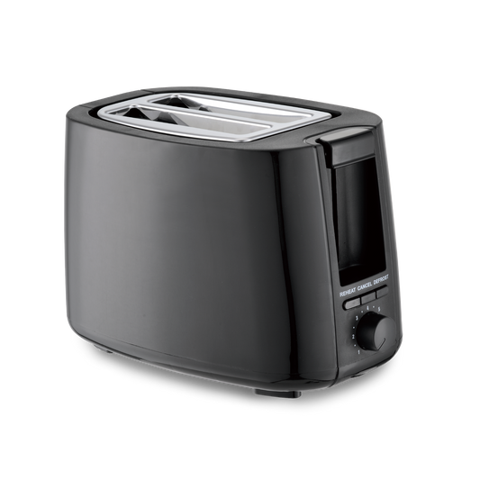 750W 2 SLICE TOASTER BLACK