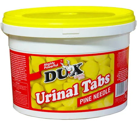 ONTSMETTINGSMIDDEL EN LUGVERFRSHENER DUX URINAL TABS PINE 4KG