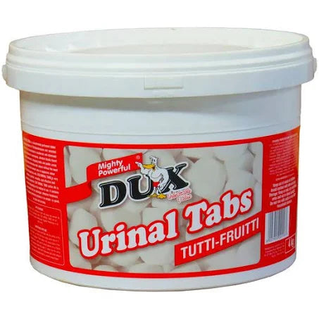 DISINFECTANT AND AIR FRESHENER DUX URINAL TABS TUTTI FRUTTI 4KG