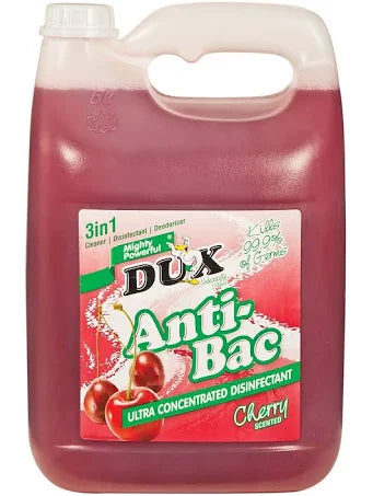 DISINFECTANTS DUX ANTIBAC CHERRY 5L